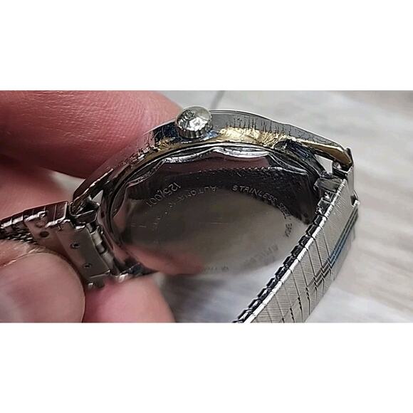 Vintage Enicar Automatic 25 Jewels 35mm Stainless Steel Watch, Running - Picture 7 of 7